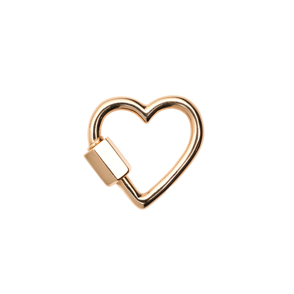 Marla Aaron 14k Yellow Gold Heart Lock