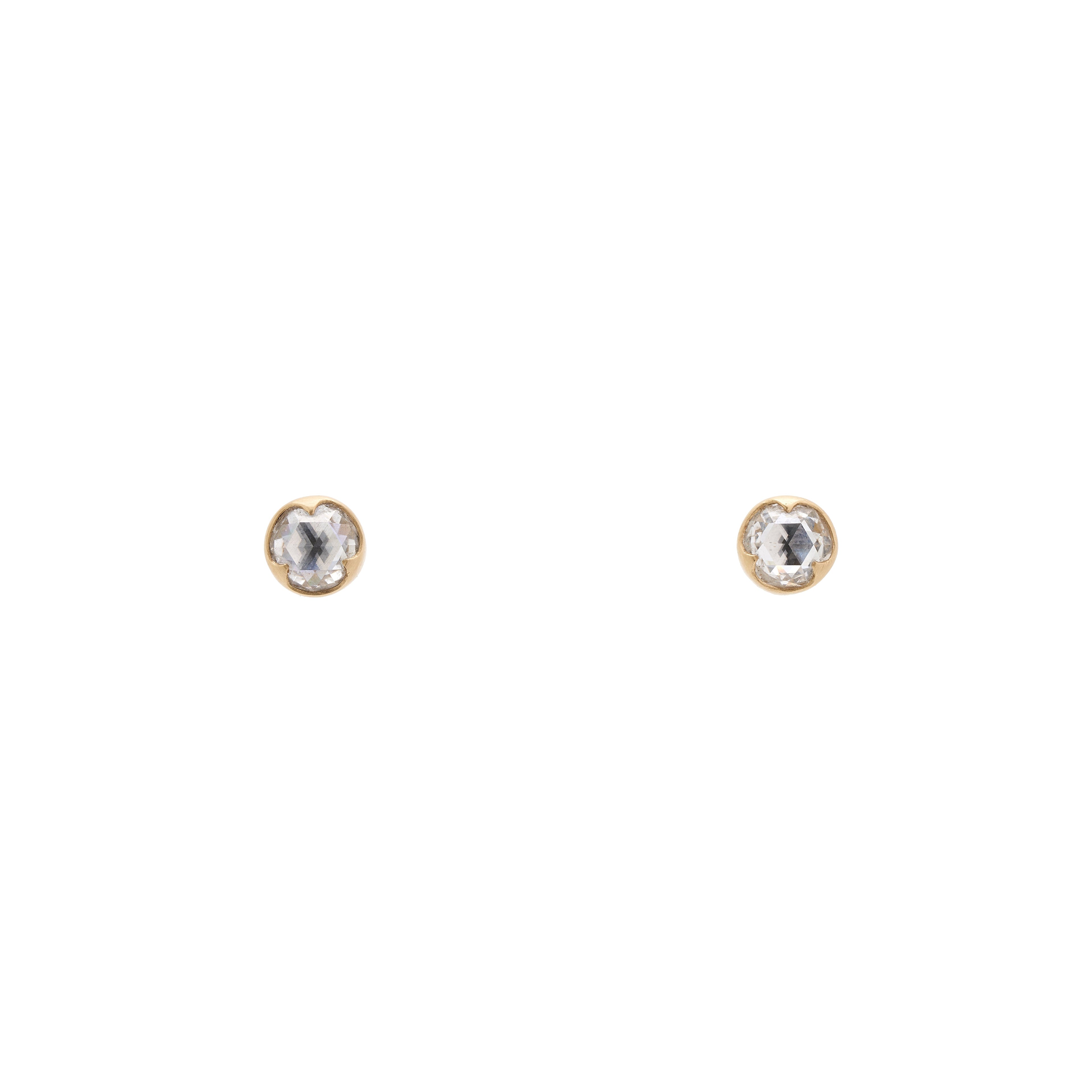 Gabriella Kiss 18k White Diamond Stud Earrings - 1.1ct