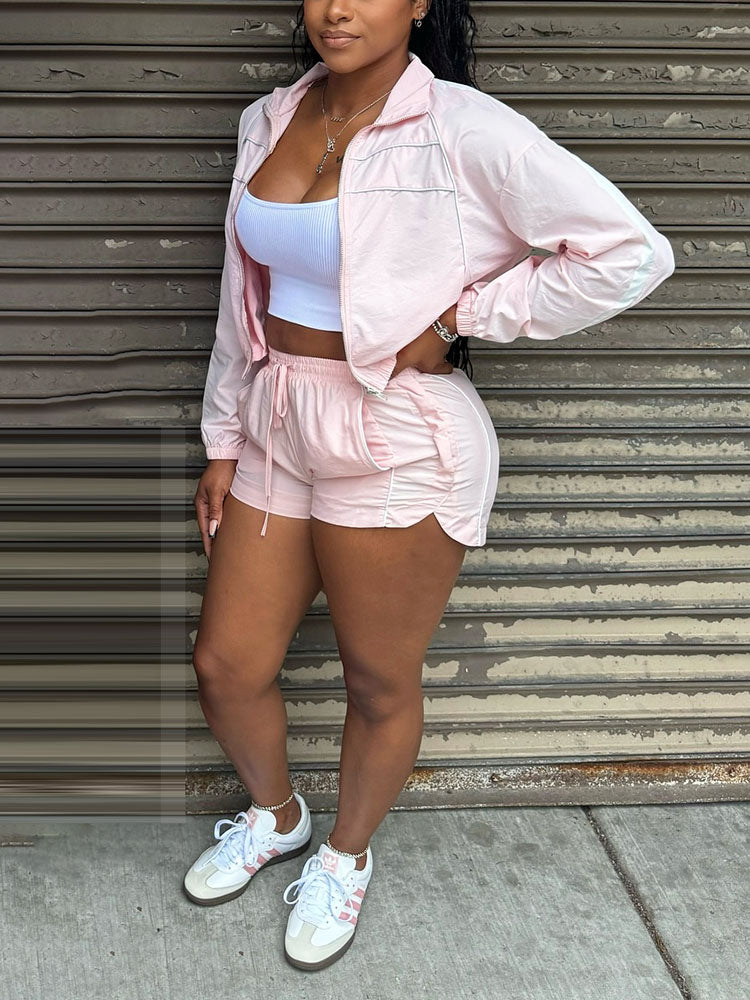 Windbreaker Jacket & Short Set