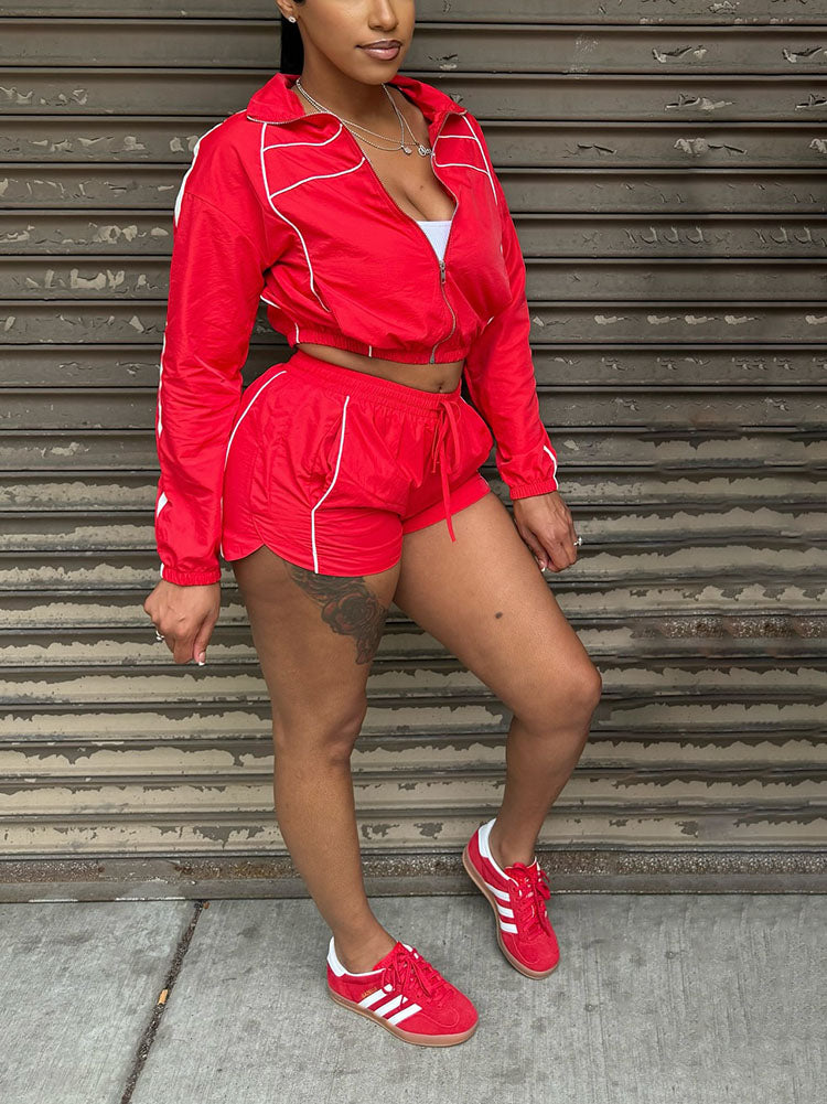 Windbreaker Jacket & Short Set