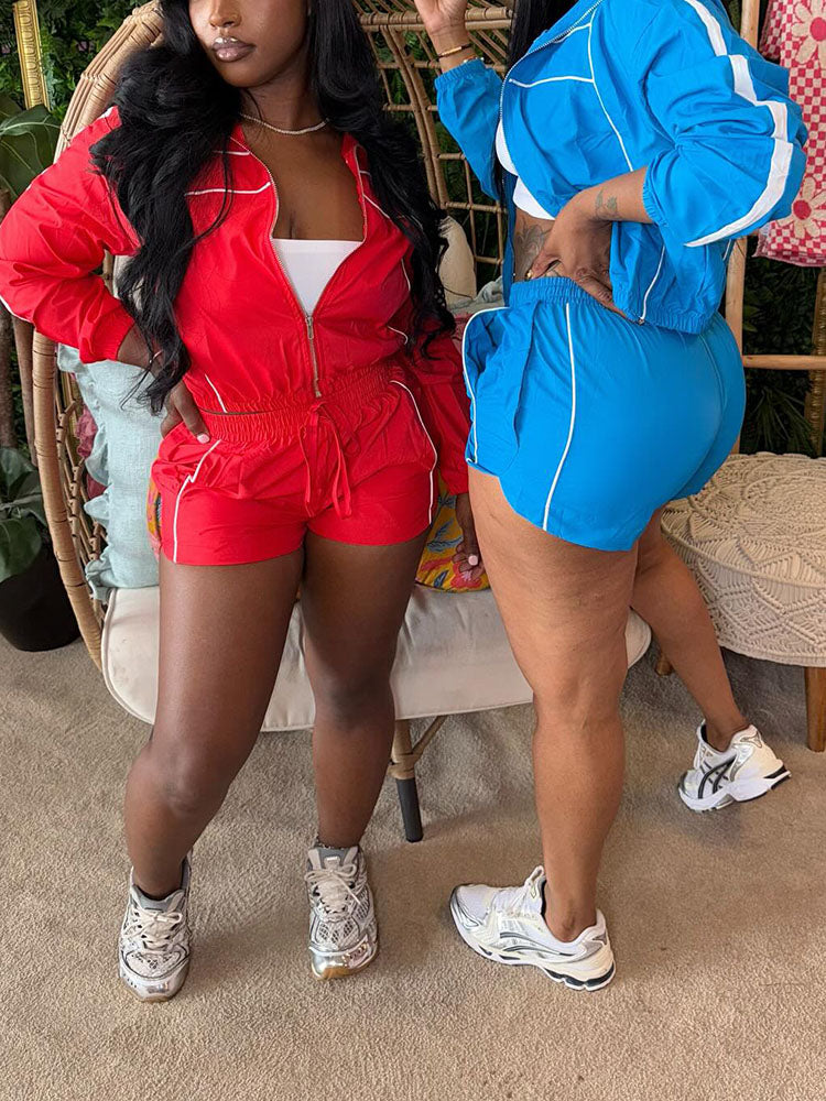 Windbreaker Jacket & Short Set