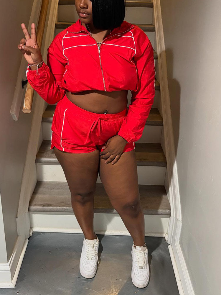 Windbreaker Jacket & Short Set