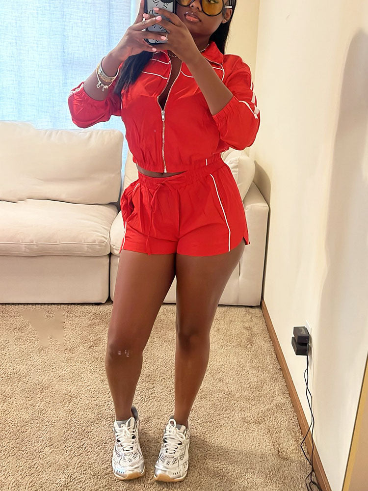 Windbreaker Jacket & Short Set