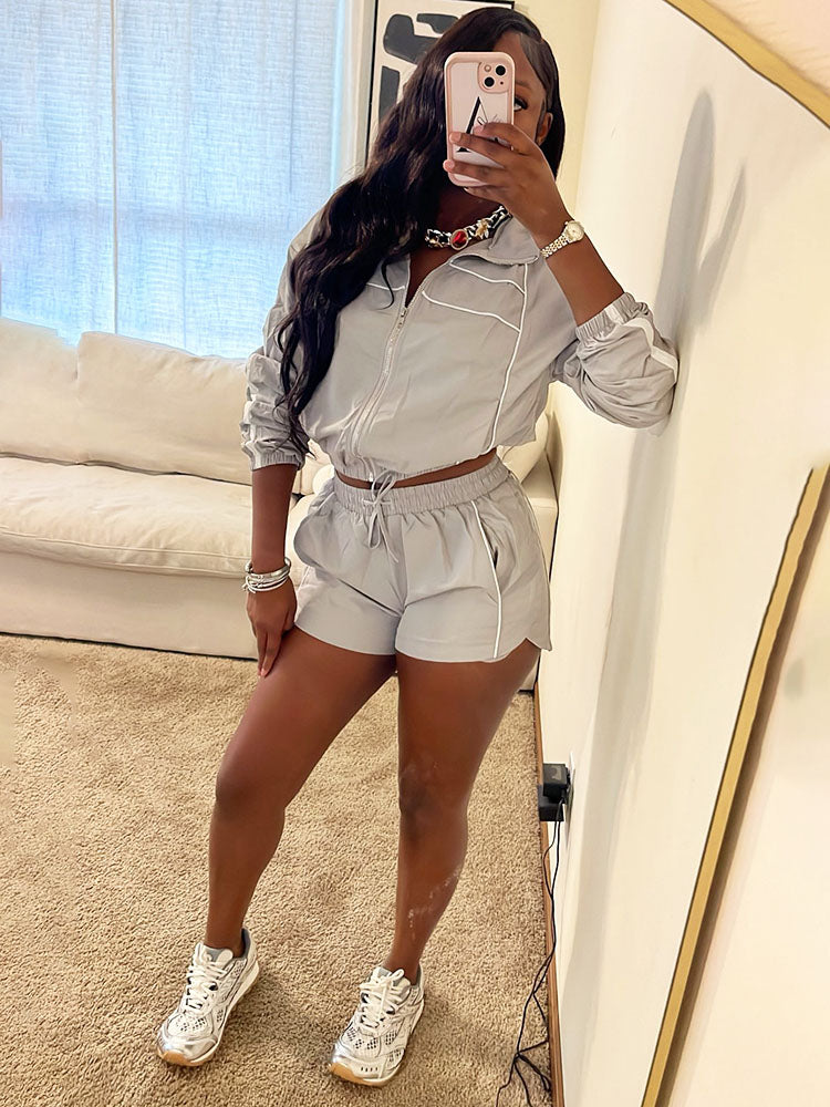 Windbreaker Jacket & Short Set