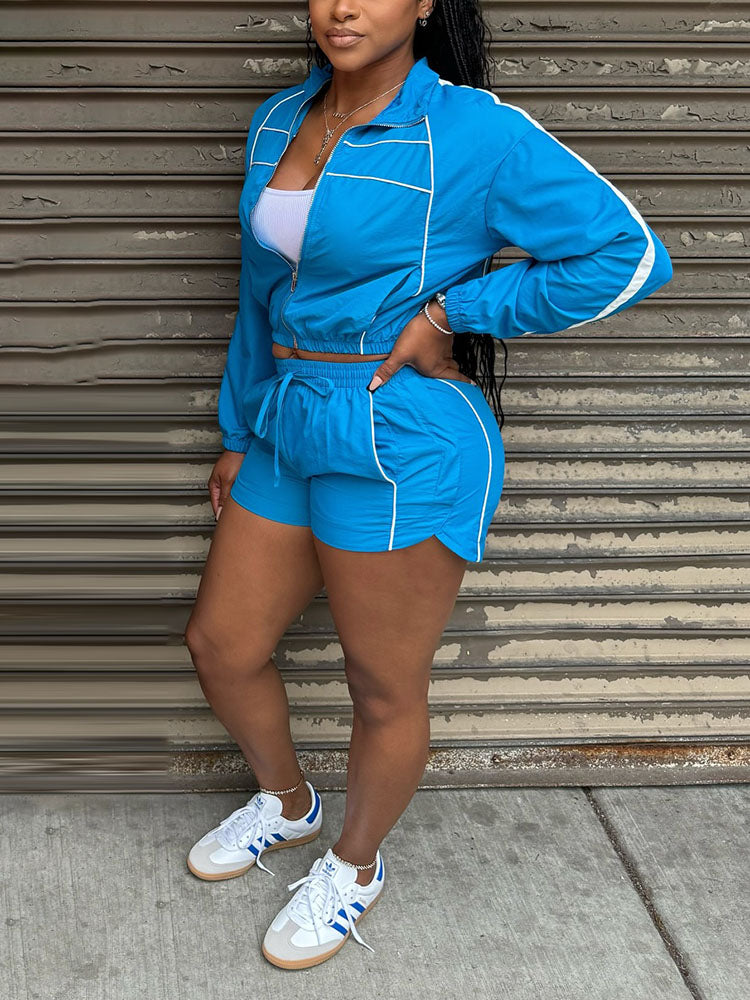 Windbreaker Jacket & Short Set