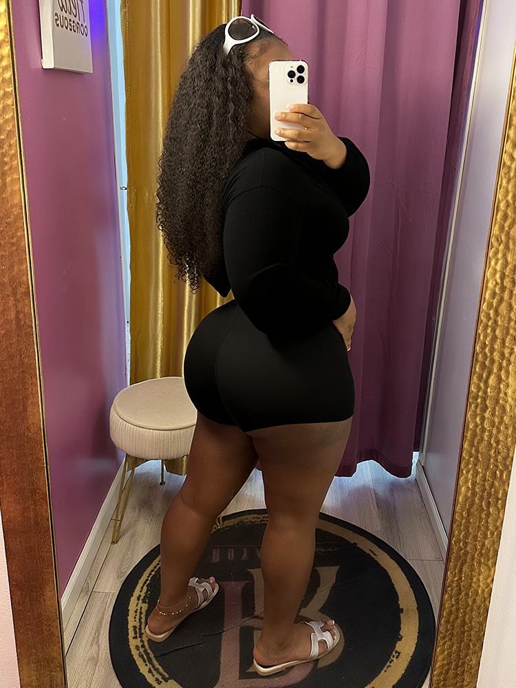 Athleisure Ribbed Three Piece Shorts Set