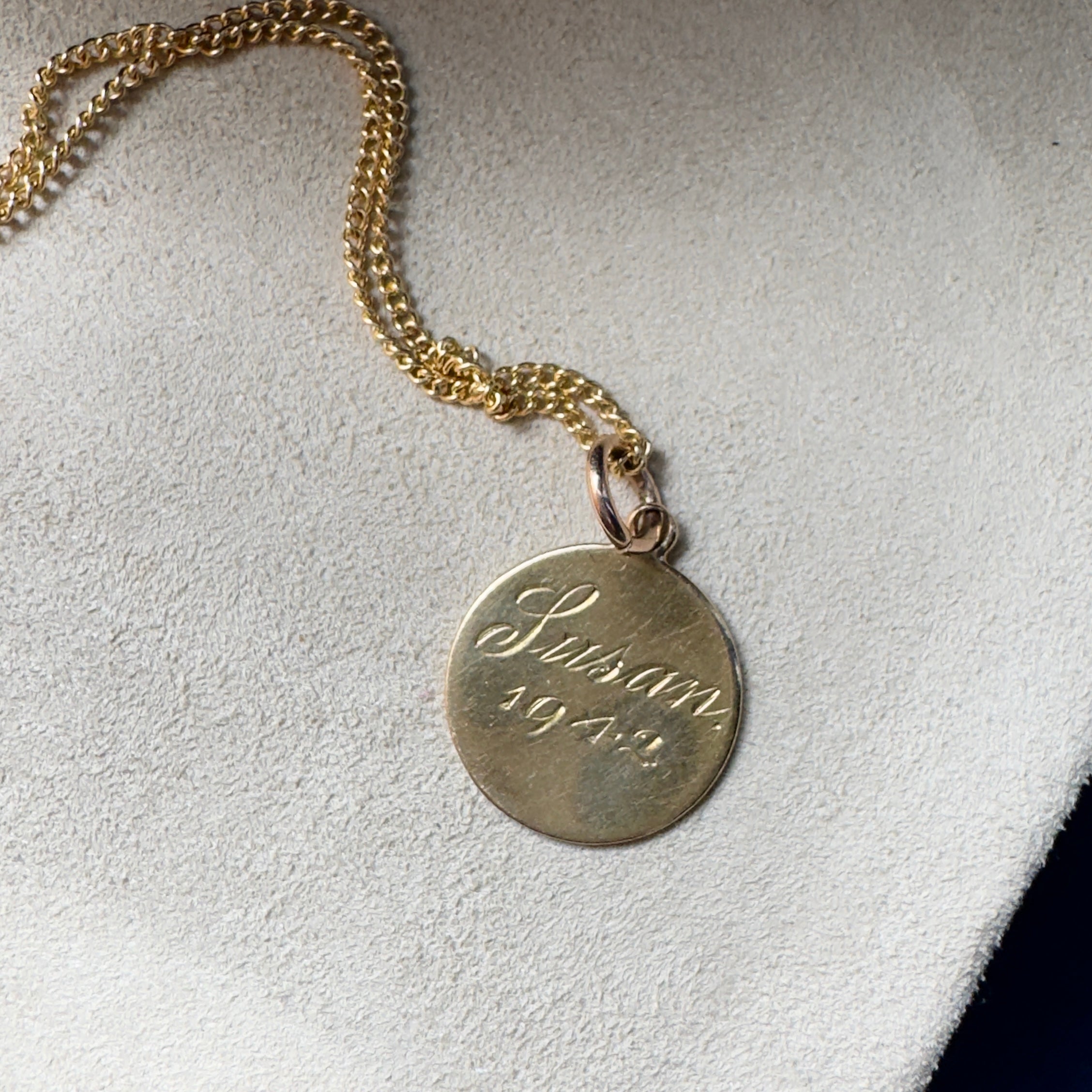 Antique Victorian 9k Four Leaf Clover Pendant