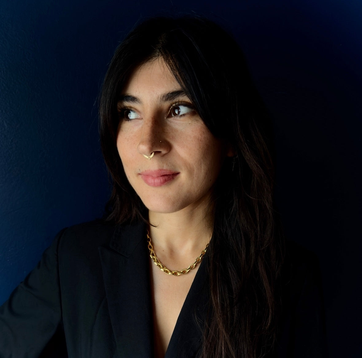 Antique Victorian 14k Concave Oval Link Chain- 18.5