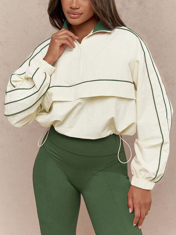 Athletic Jacket & Leggings Track Set